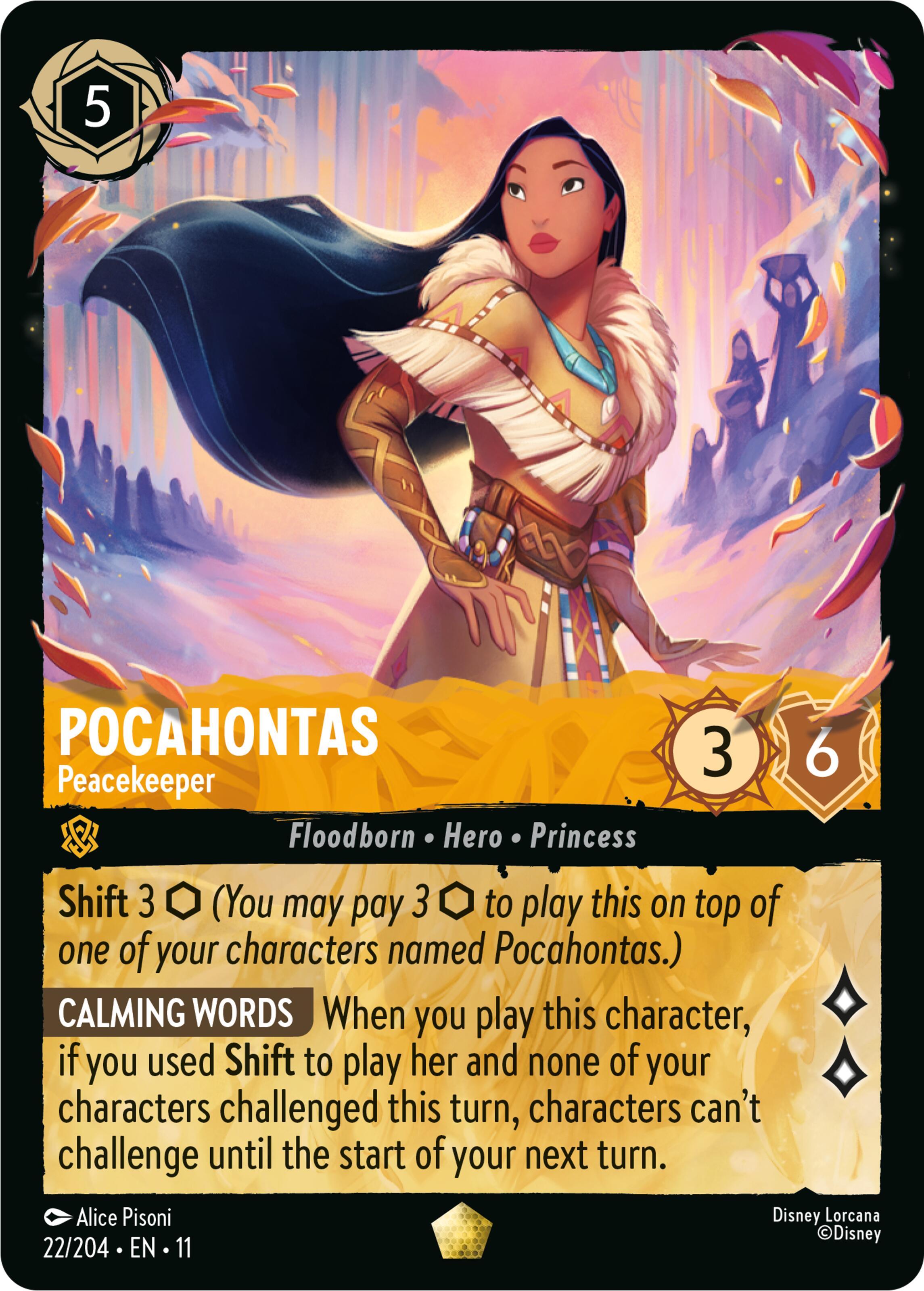 Pocahontas - Peacekeeper (22/204) [Winterspell] | Clutch Gaming