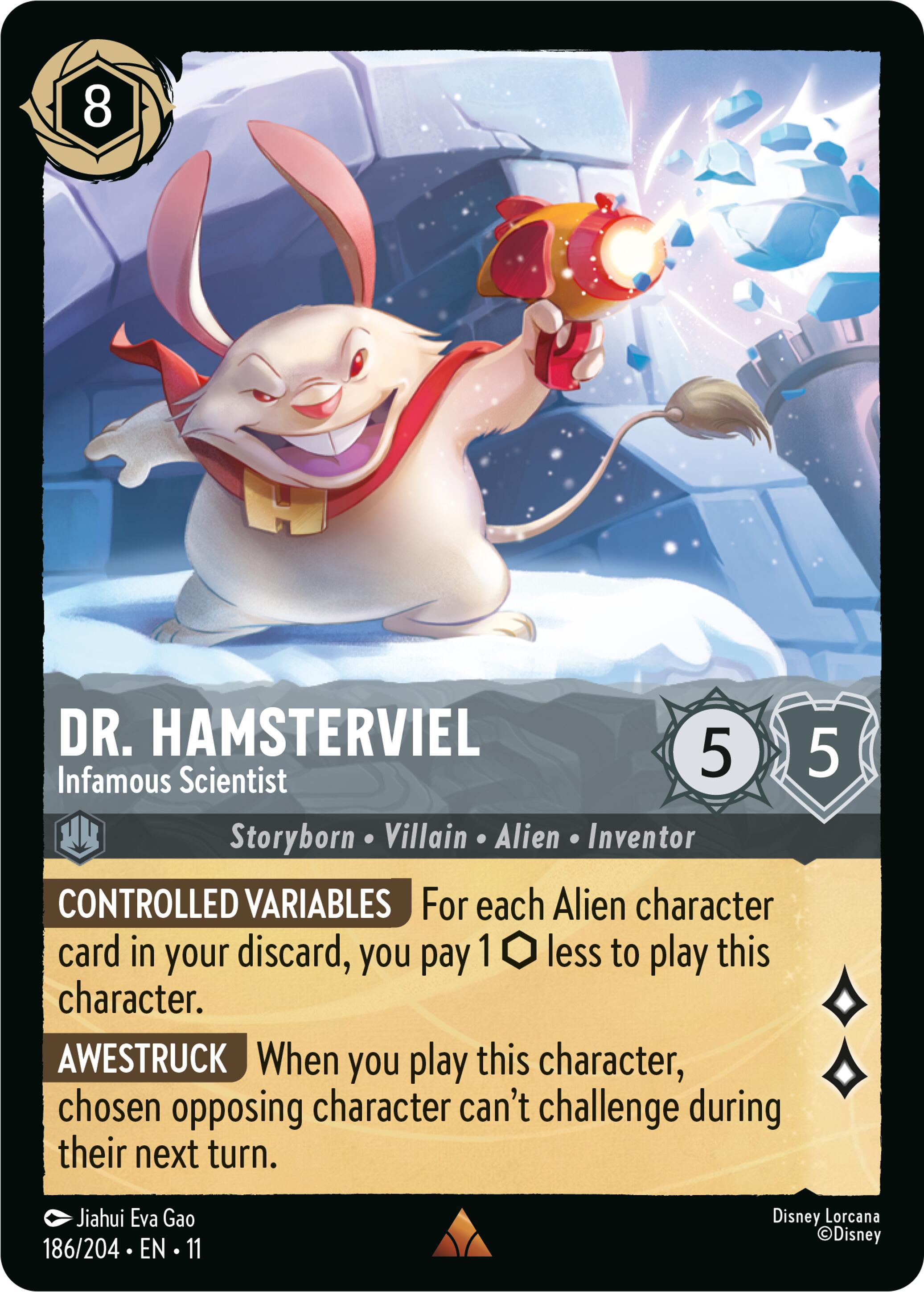 Dr. Hamsterviel - Infamous Scientist (186/204) [Winterspell] | Clutch Gaming
