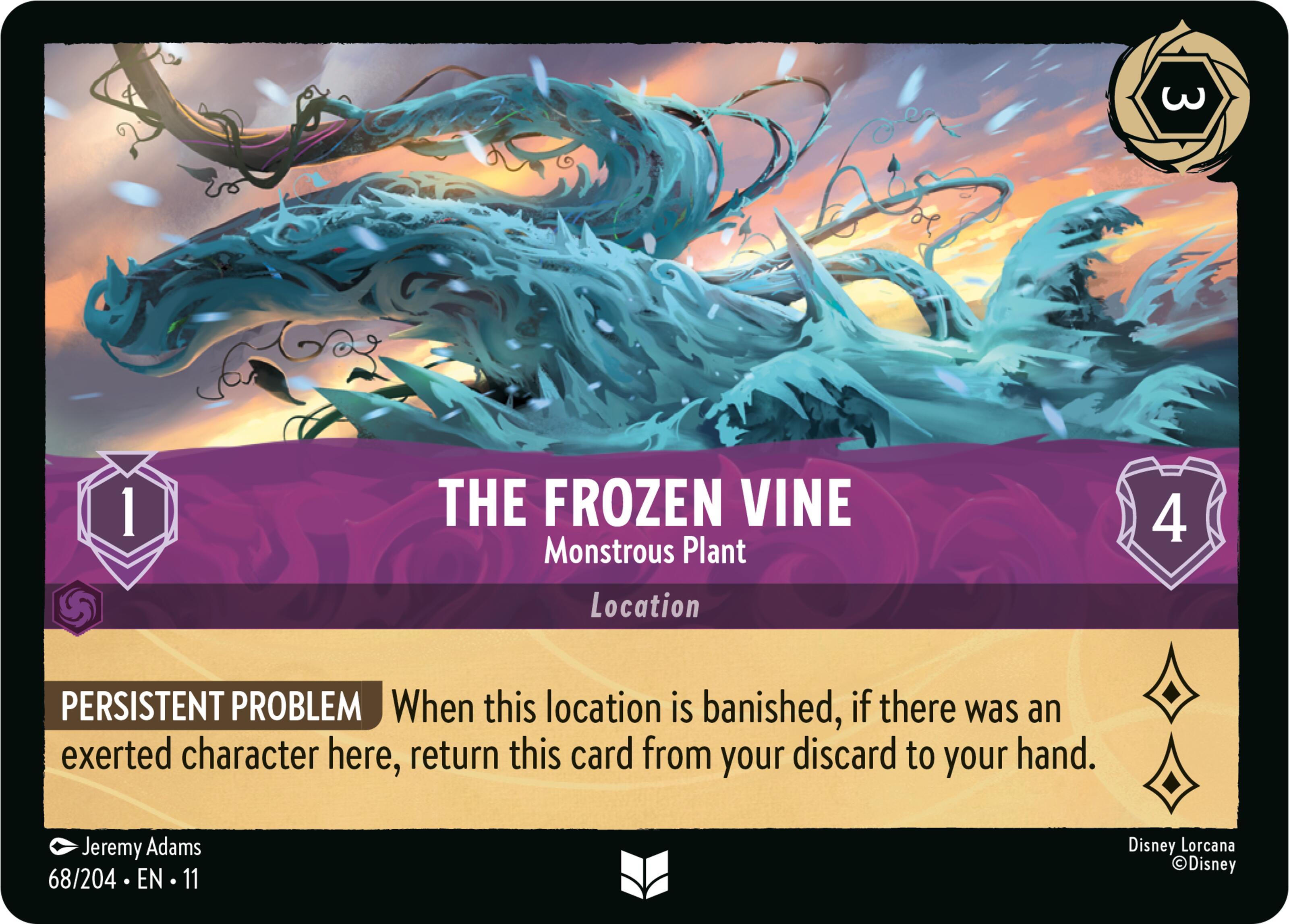 The Frozen Vine - Monstrous Plant (68/204) [Winterspell] | Clutch Gaming