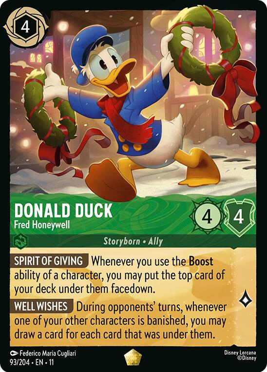 Donald Duck - Fred Honeywell (93/204) [Winterspell] | Clutch Gaming