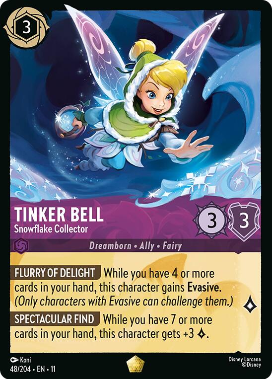 Tinker Bell - Snowflake Collector (48/204) [Winterspell] | Clutch Gaming