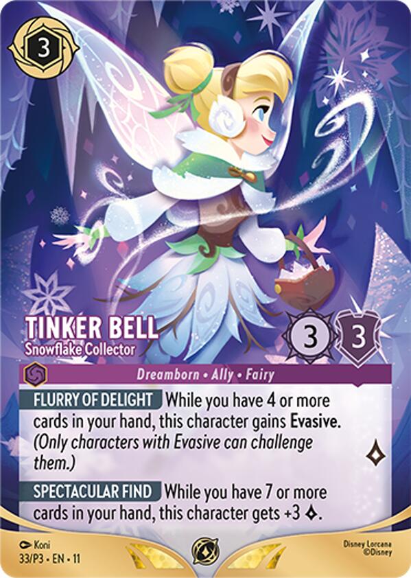 Tinker Bell - Snowflake Collector (Store Championship Participant) (33) [Promo Cards] | Clutch Gaming