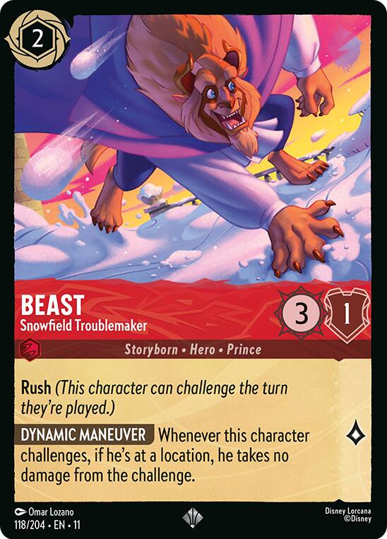 Beast - Snowfield Troublemaker (118/204) [Winterspell] | Clutch Gaming