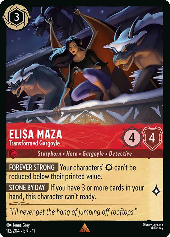 Elisa Maza - Transformed Gargoyle (112/204) [Winterspell] | Clutch Gaming