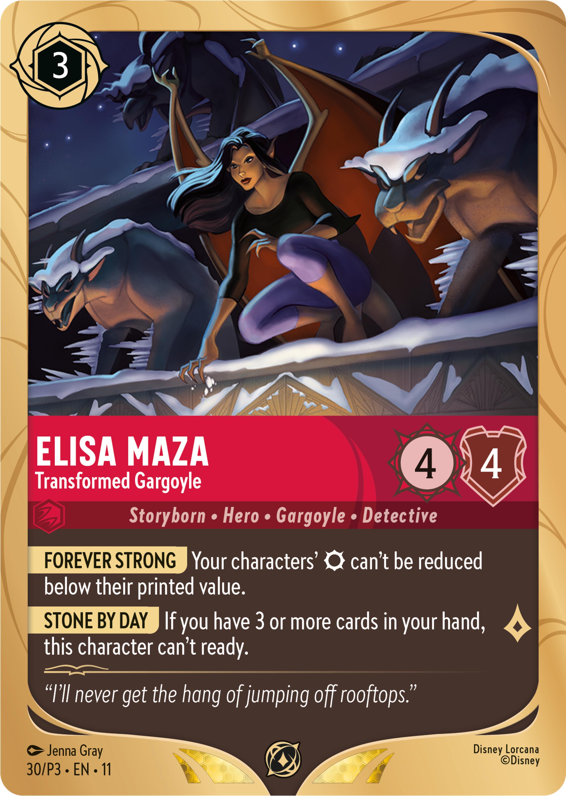 Elisa Maza - Transformed Gargoyle (30) [Promo Cards] | Clutch Gaming