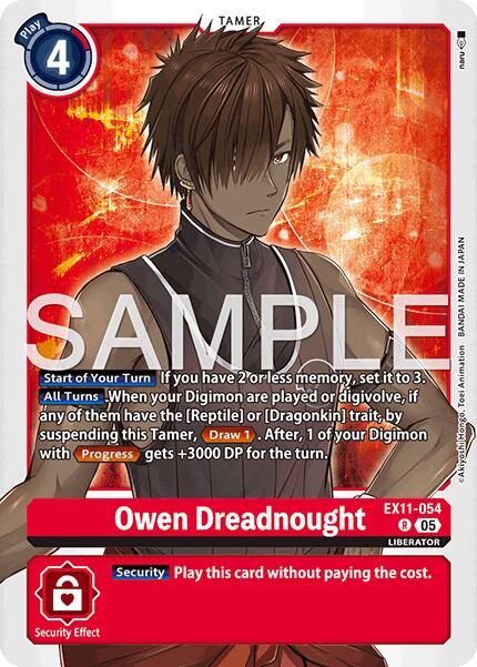 Owen Dreadnought [EX11-054] [Dawn of Liberator] | Clutch Gaming