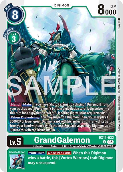 GrandGalemon [EX11-032] [Dawn of Liberator] | Clutch Gaming