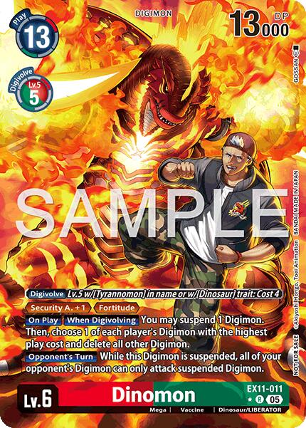 Dinomon [EX11-011] (Box Topper) [Dawn of Liberator] | Clutch Gaming