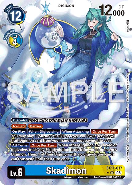 Skadimon [EX11-017] (Alternate Art) (Box Topper) [Dawn of Liberator] | Clutch Gaming