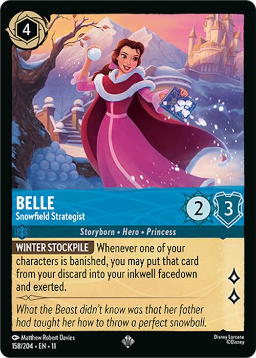 Belle - Snowfield Strategist (158/204) [Winterspell] | Clutch Gaming