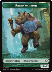 Rhino Warrior // Elemental (0009) Double-Sided Token [Lorwyn Eclipsed Tokens] | Clutch Gaming