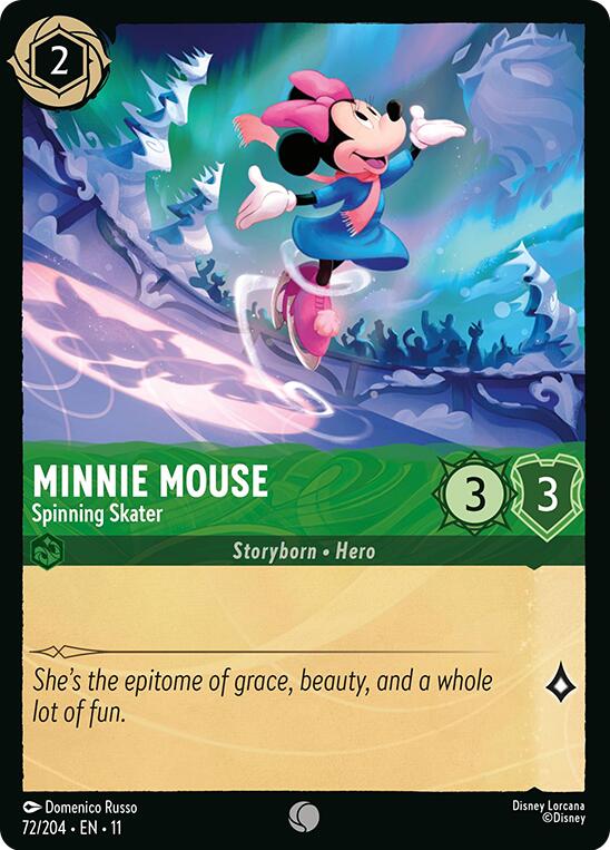 Minnie Mouse - Spinning Skater (72/204) [Winterspell] | Clutch Gaming