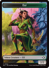 Elf // Kithkin (0007) Double-Sided Token [Lorwyn Eclipsed Tokens] | Clutch Gaming