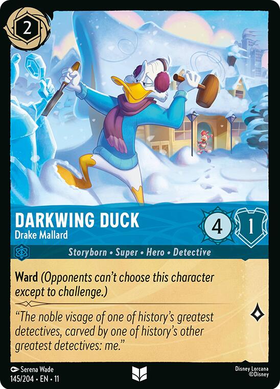 Darkwing Duck - Drake Mallard (145/204) [Winterspell] | Clutch Gaming