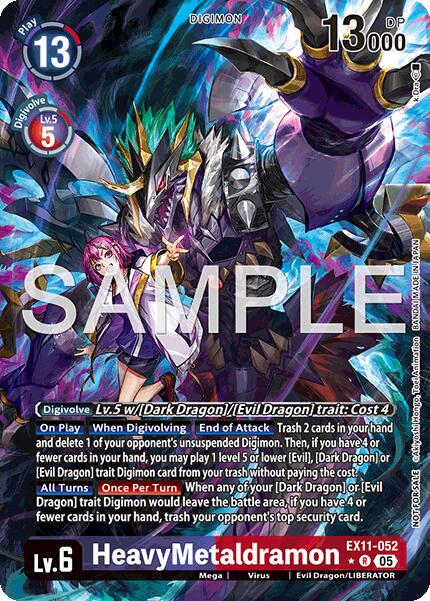 HeavyMetaldramon [EX11-052] (Box Topper) [Dawn of Liberator] | Clutch Gaming