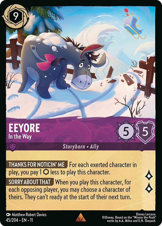 Eeyore - In the Way (45/204) [Winterspell] | Clutch Gaming