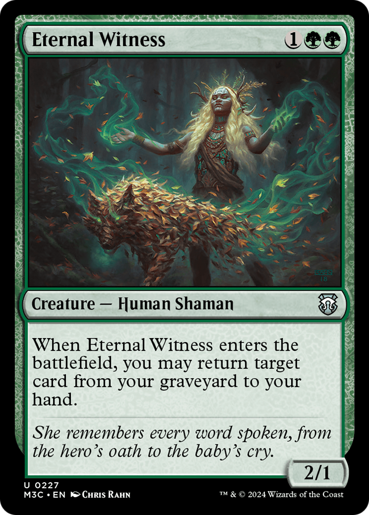 Eternal Witness (Ripple Foil) [Modern Horizons 3 Commander] | Clutch Gaming