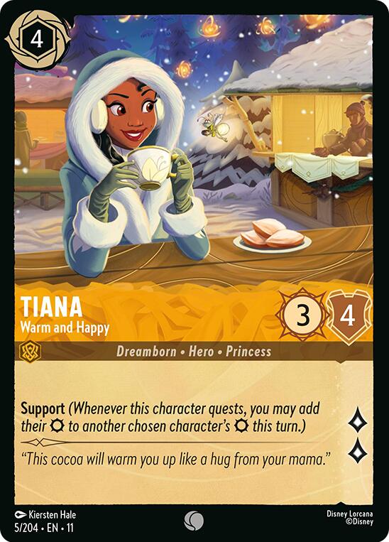 Tiana - Warm and Happy (5/204) [Winterspell] | Clutch Gaming