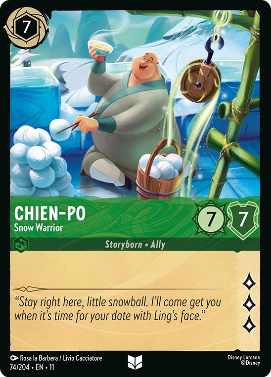 Chien-Po - Snow Warrior (74/204) [Winterspell] | Clutch Gaming