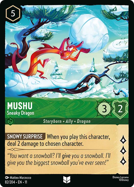 Mushu - Sneaky Dragon (82/204) [Winterspell] | Clutch Gaming