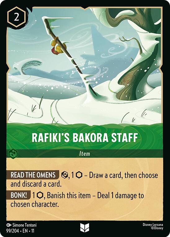 Rafiki's Bakora Staff (99/204) [Winterspell] | Clutch Gaming