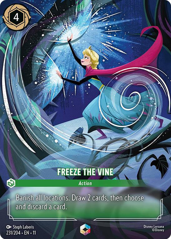 Freeze the Vine (Enchanted) (231/204) [Winterspell] | Clutch Gaming