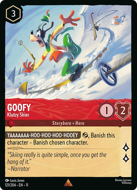 Goofy - Klutzy Skier (121/204) [Winterspell] | Clutch Gaming