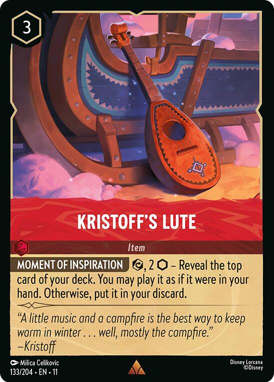 Kristoff's Lute (133/204) [Winterspell] | Clutch Gaming