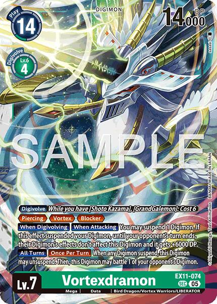 Vortexdramon [EX11-074] [Dawn of Liberator] | Clutch Gaming