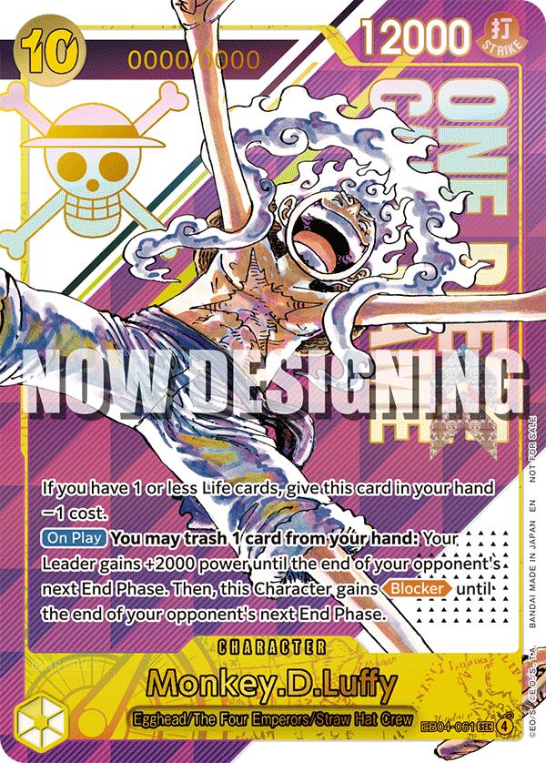 Monkey.D.Luffy (EB04-061) (Serial Numbered) [One Piece Promotion Cards] | Clutch Gaming