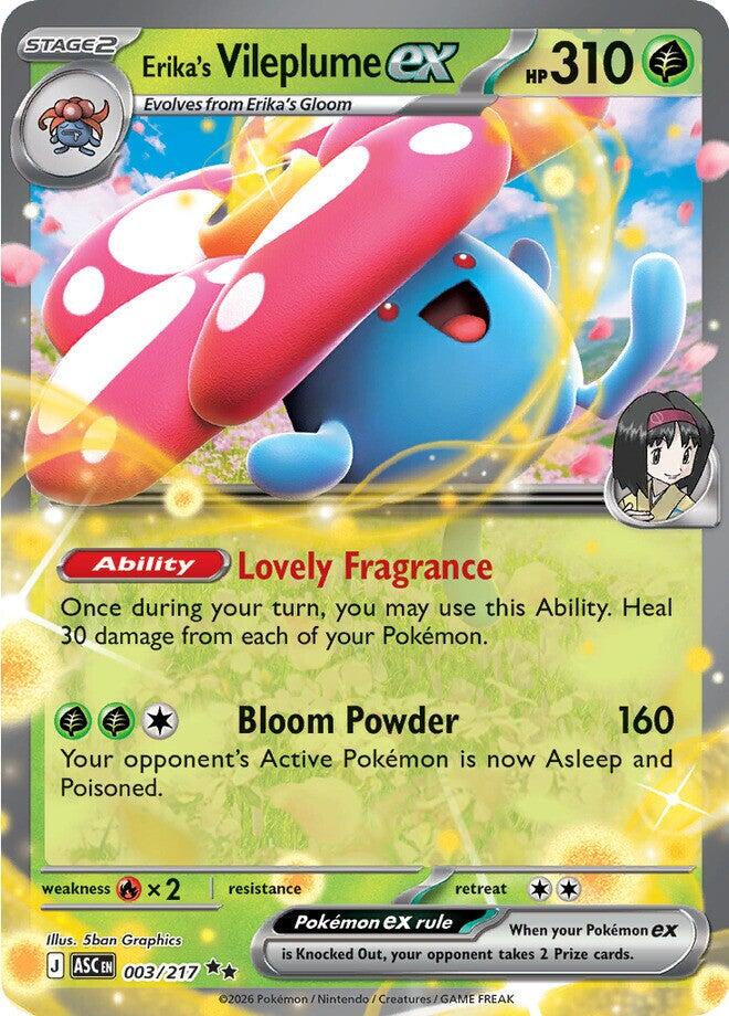 Erika's Vileplume ex (003/217) [Mega Evolution: Ascended Heroes] | Clutch Gaming