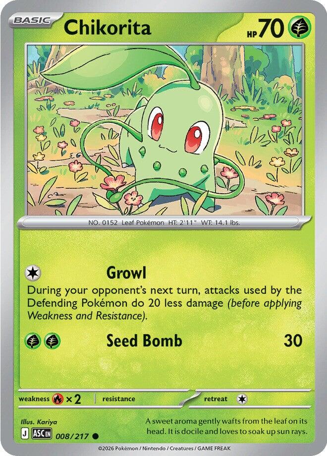 Chikorita (008/217) [Mega Evolution: Ascended Heroes] | Clutch Gaming