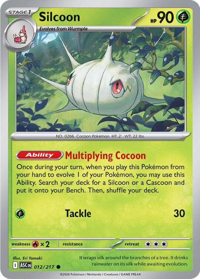 Silcoon (012/217) [Mega Evolution: Ascended Heroes] | Clutch Gaming