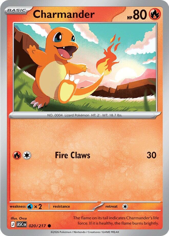 Charmander (020/217) [Mega Evolution: Ascended Heroes] | Clutch Gaming
