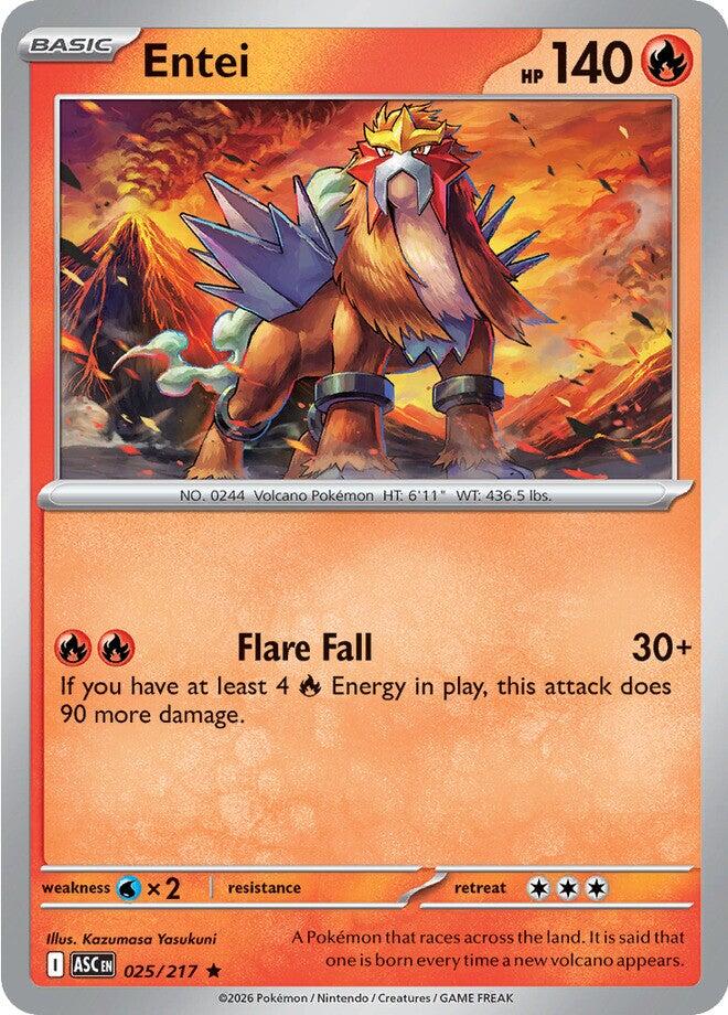 Entei (025/217) [Mega Evolution: Ascended Heroes] | Clutch Gaming
