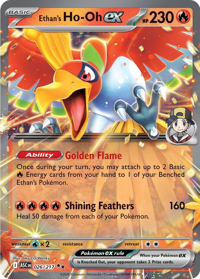 Ethan's Ho-Oh ex (026/217) [Mega Evolution: Ascended Heroes] | Clutch Gaming