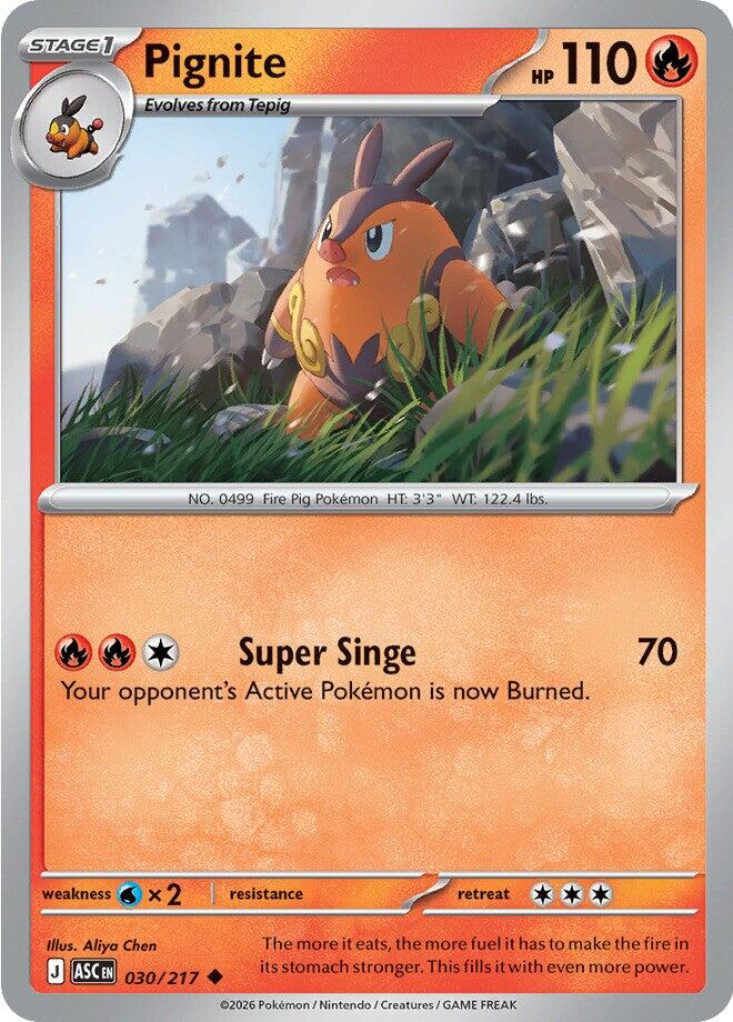 Pignite (030/217) [Mega Evolution: Ascended Heroes] | Clutch Gaming