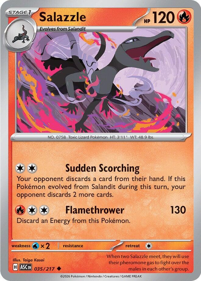 Salazzle (035/217) [Mega Evolution: Ascended Heroes] | Clutch Gaming