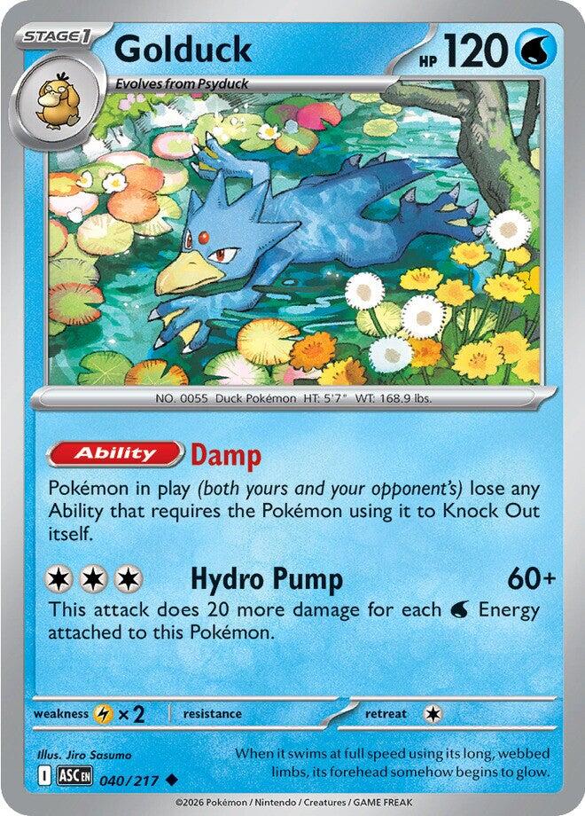 Golduck (040/217) [Mega Evolution: Ascended Heroes] | Clutch Gaming