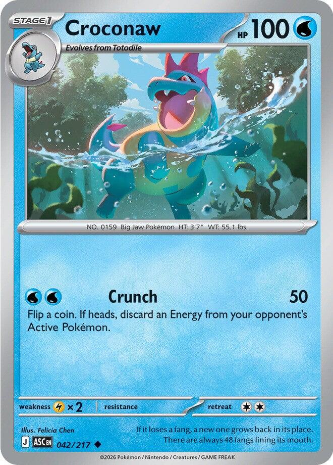 Croconaw (042/217) [Mega Evolution: Ascended Heroes] | Clutch Gaming