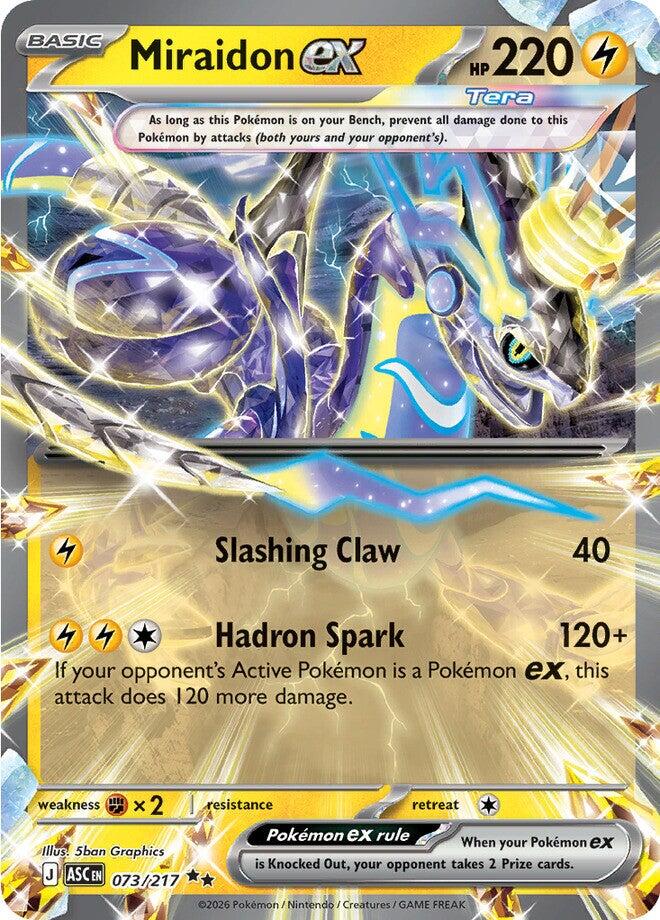Miraidon ex (073/217) [Mega Evolution: Ascended Heroes] | Clutch Gaming