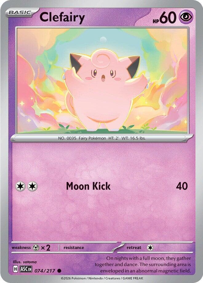 Clefairy (074/217) [Mega Evolution: Ascended Heroes] | Clutch Gaming