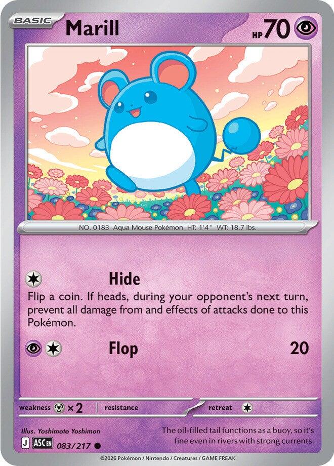 Marill (083/217) [Mega Evolution: Ascended Heroes] | Clutch Gaming