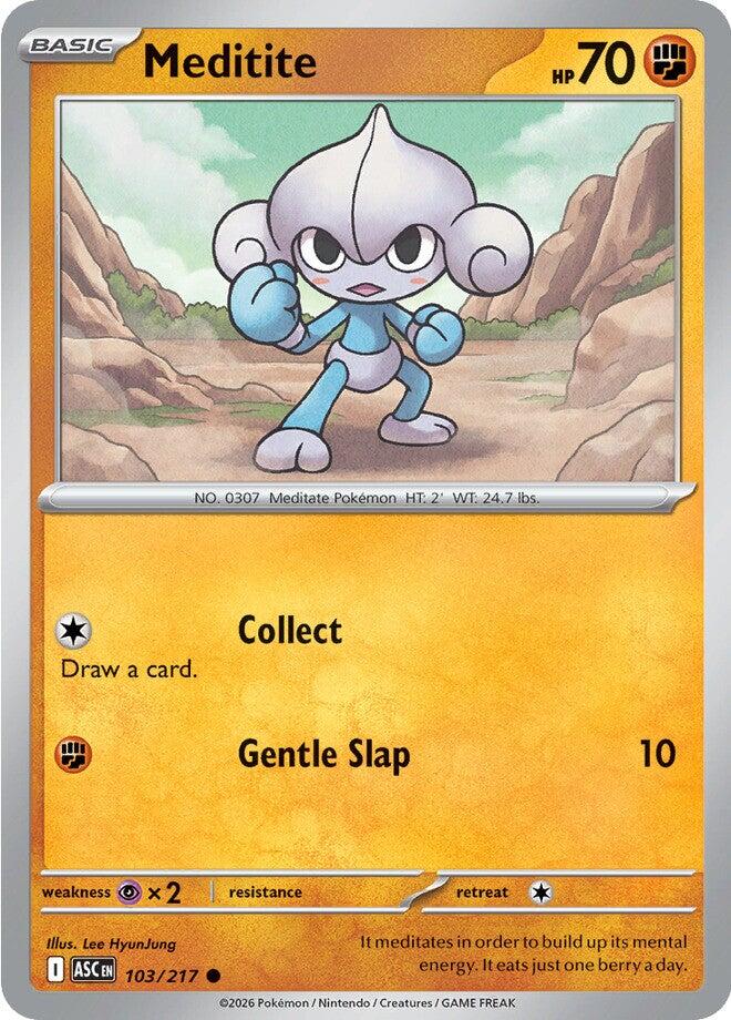 Meditite (103/217) [Mega Evolution: Ascended Heroes] | Clutch Gaming
