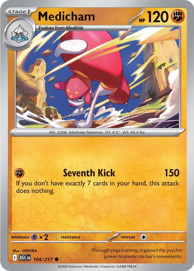 Medicham (104/217) [Mega Evolution: Ascended Heroes] | Clutch Gaming