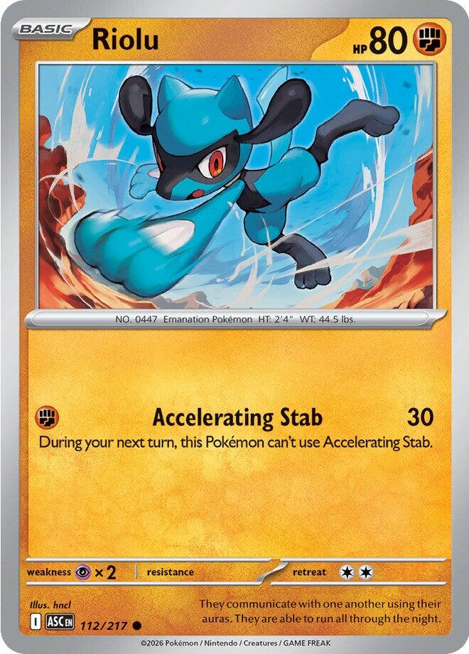 Riolu (112/217) [Mega Evolution: Ascended Heroes] | Clutch Gaming