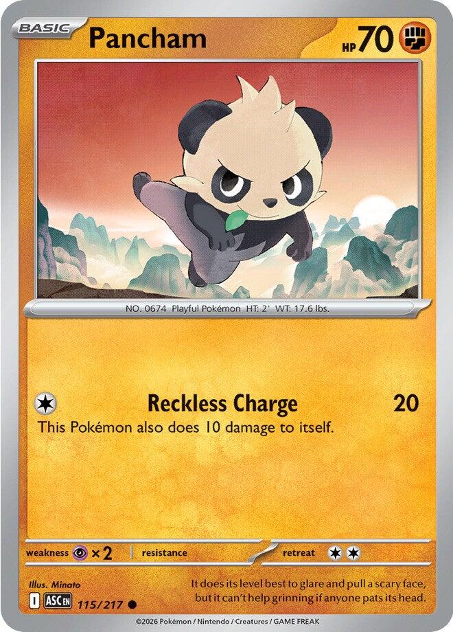 Pancham (115/217) [Mega Evolution: Ascended Heroes] | Clutch Gaming