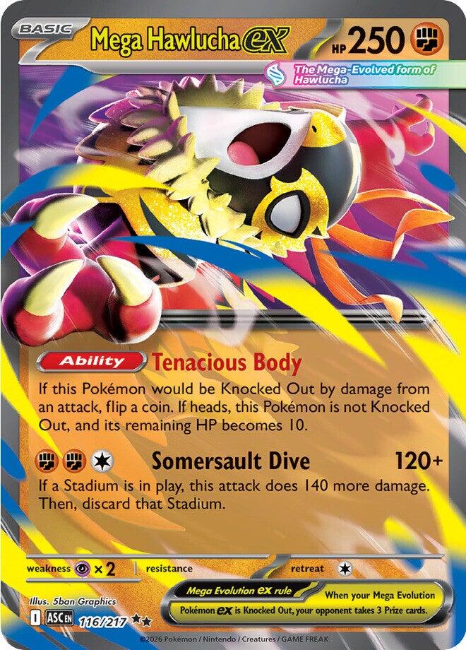 Mega Hawlucha ex (116/217) [Mega Evolution: Ascended Heroes] | Clutch Gaming