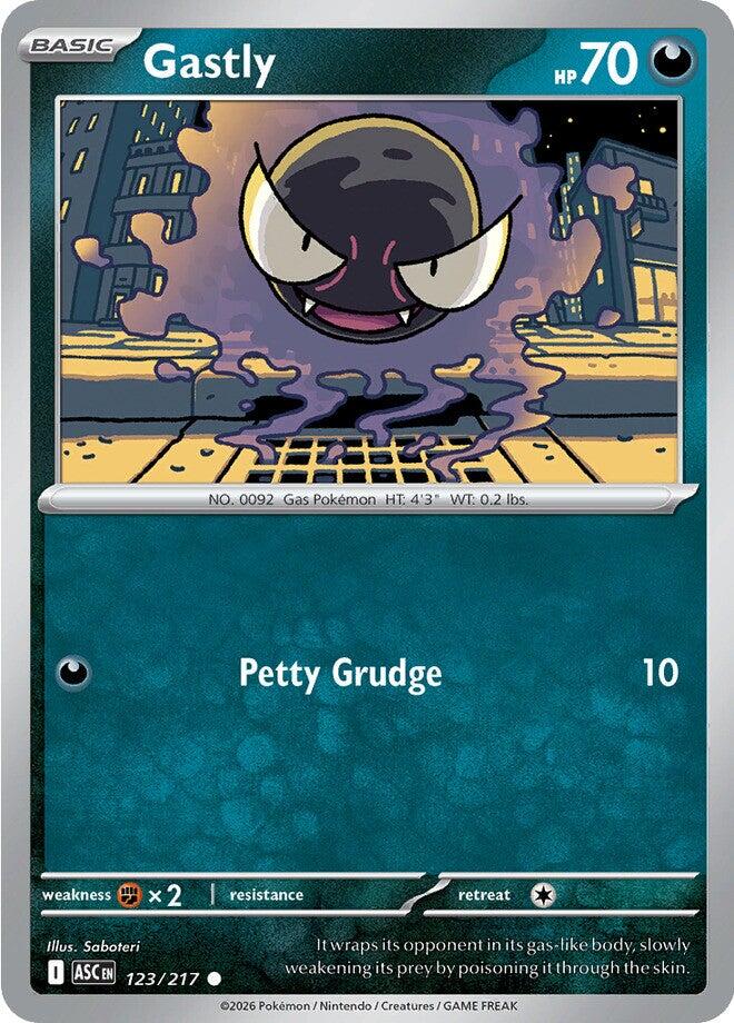 Gastly (123/217) [Mega Evolution: Ascended Heroes] | Clutch Gaming