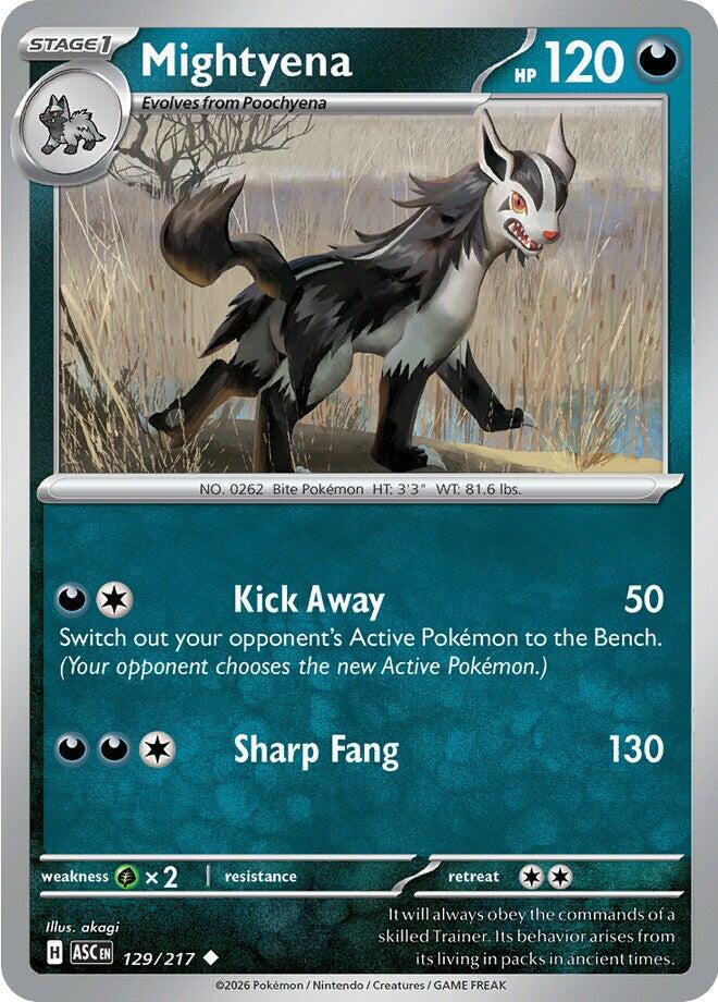 Mightyena (129/217) [Mega Evolution: Ascended Heroes] | Clutch Gaming